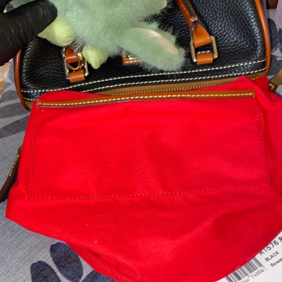 Dooney & Bourke Rowan Satchel with strap and charm